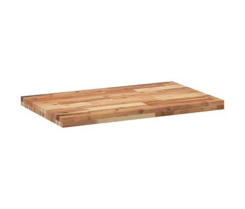 Tablero de mesa rectangular madera maciza acacia 60x50x4 cm