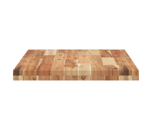 Tablero de mesa rectangular madera maciza acacia 60x50x4 cm