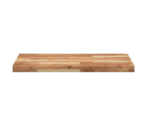 Tablero de mesa rectangular madera maciza acacia 140x50x4 cm