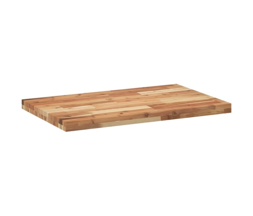 Tablero de mesa rectangular madera maciza acacia 140x50x4 cm