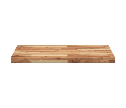 Tablero de mesa rectangular madera maciza acacia 100x60x4 cm