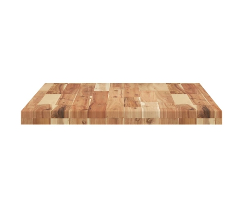 Tablero de mesa rectangular madera maciza acacia 100x60x4 cm