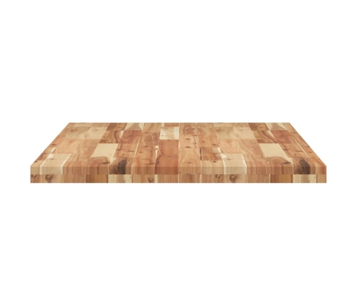 Tablero de mesa rectangular madera maciza acacia 80x70x4 cm