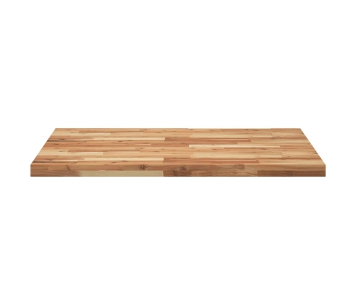 Tablero de mesa rectangular madera maciza acacia 100x80x4 cm