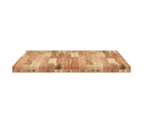 Tablero de mesa rectangular madera maciza acacia 100x80x4 cm