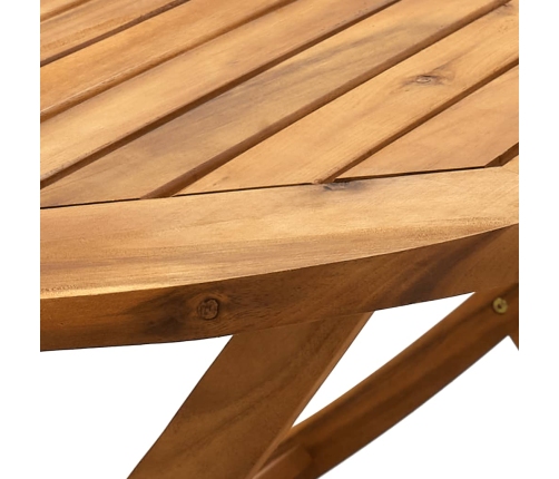 Set de comedor jardín 7 pzas polipropileno madera maciza negro
