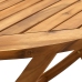 Set de comedor jardín 7 pzas polipropileno madera maciza negro