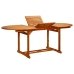 Set de comedor jardín 7 pzas polipropileno madera maciza gris