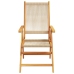 Set de comedor jardín 7 pzas polipropileno madera maciza beige