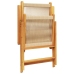 Set de comedor jardín 7 pzas polipropileno madera maciza beige
