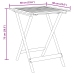 Juego de bistro de 3 piezas polipropileno y madera maciza beige