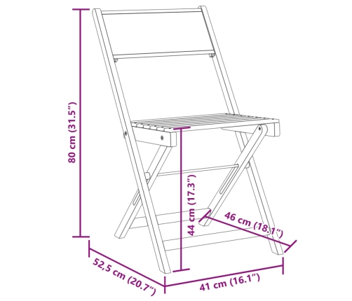 Set de comedor de jardín 5 pzas tela madera maciza gris taupe