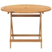 Set de comedor de jardín 5 pzas tela madera maciza gris taupe