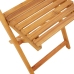 Set de comedor de jardín 5 pzas tela madera maciza gris taupe
