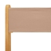 Set de comedor de jardín 5 pzas tela madera maciza gris taupe