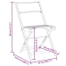 Set de comedor jardín 5 pzas tela madera maciza estampado hojas