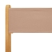 Set de comedor de jardín 5 pzas tela madera maciza gris taupe