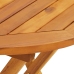 Juego de bistro de 3 piezas polipropileno y madera maciza beige