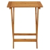 Juego de bistro de 3 piezas ratán PE y madera maciza beige