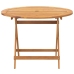 Set de comedor de jardín 5 pzas ratán PE madera maciza beige