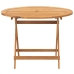 Set de comedor jardín 5 pzas polipropileno madera maciza gris