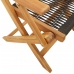 Set de comedor jardín 5 pzas polipropileno madera maciza negro