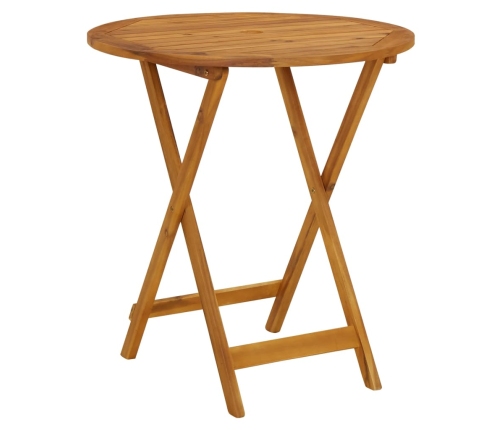 Juego de bistro de 3 piezas tela y madera maciza taupe
