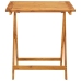 Juego de bistro de 3 piezas polipropileno y madera maciza beige