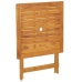 Juego de bistro de 3 piezas polipropileno y madera maciza beige