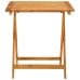 Juego de bistro de 3 piezas polipropileno y madera maciza beige