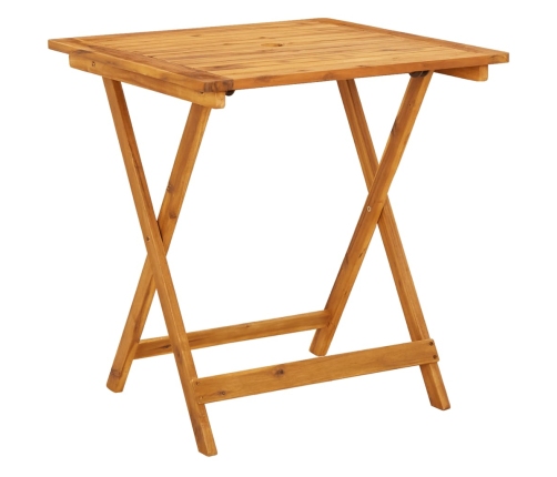 Juego de bistro de 3 piezas tela madera maciza estampado hojas