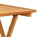 Juego de bistro de 3 piezas tela madera maciza estampado hojas