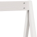Cama litera con techo madera maciza de pino blanco 80x200 cm