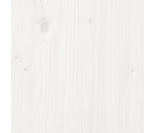 Cama litera con techo madera maciza de pino blanco 80x200 cm