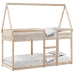 Cama litera sin colchón madera maciza de pino 90x190 cm