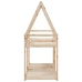 Cama litera sin colchón madera maciza de pino 90x190 cm