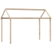 Cama litera con techo madera maciza de pino 80x200 cm