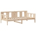 Sofá cama con techo de madera maciza de pino 80x200 cm