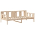 Set de sofá cama con banco y techo madera maciza pino 90x200 cm