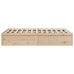 Estructura de cama sin colchón madera maciza de pino 160x200 cm