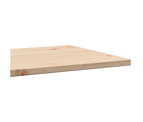 Tablero de mesa cuadrado madera maciza de pino 40x40x1,7 cm