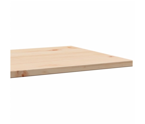 Tablero de mesa cuadrado madera maciza de pino 50x50x1,7 cm