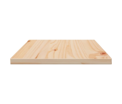 Tablero de mesa rectangular 2 uds madera de pino 60x30x1,7 cm