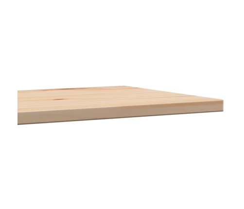 Tablero de mesa rectangular 2 uds madera de pino 60x30x1,7 cm