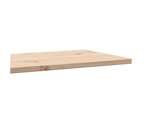 Tablero de mesa rectangular 2 uds madera de pino 70x35x1,7 cm