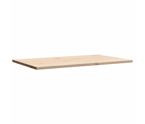 Tablero de mesa rectangular madera maciza pino 80x50x1,7 cm