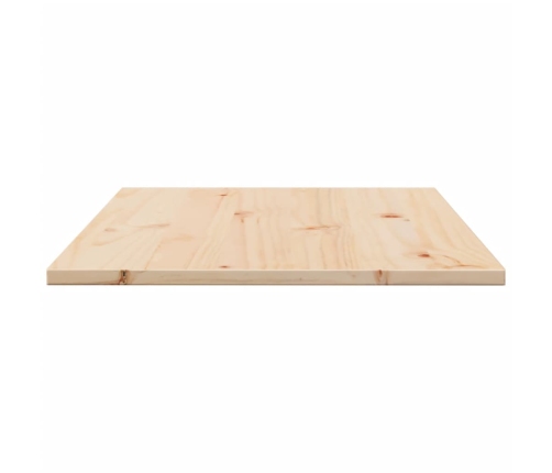 Tablero de mesa rectangular madera maciza pino 80x50x1,7 cm