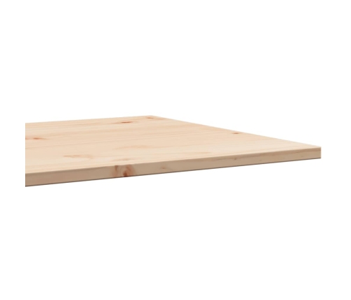 Tablero de mesa rectangular madera maciza pino 80x50x1,7 cm