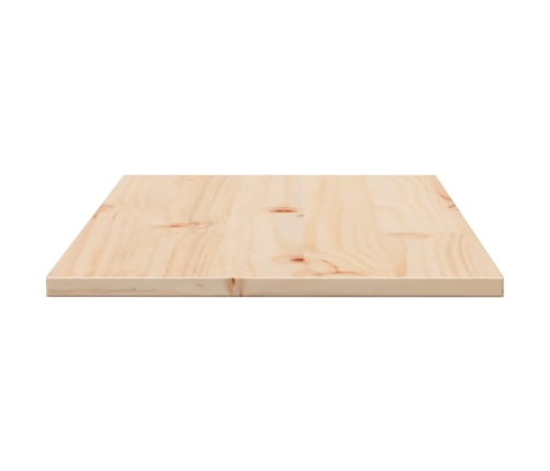 Tablero de mesa rectangular 2 uds madera de pino 80x40x1,7 cm