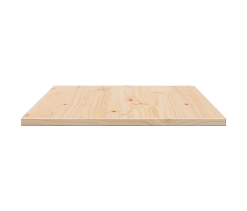 Tablero de mesa rectangular 3 uds madera de pino 80x47x1,7 cm